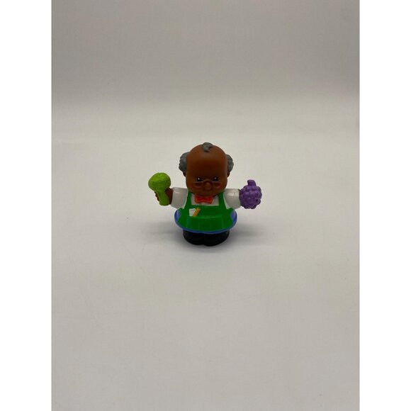Fisher-Price Little People Grocery Store Clerk Figurine: Toddler Educational Toy - Picture 1 of 7